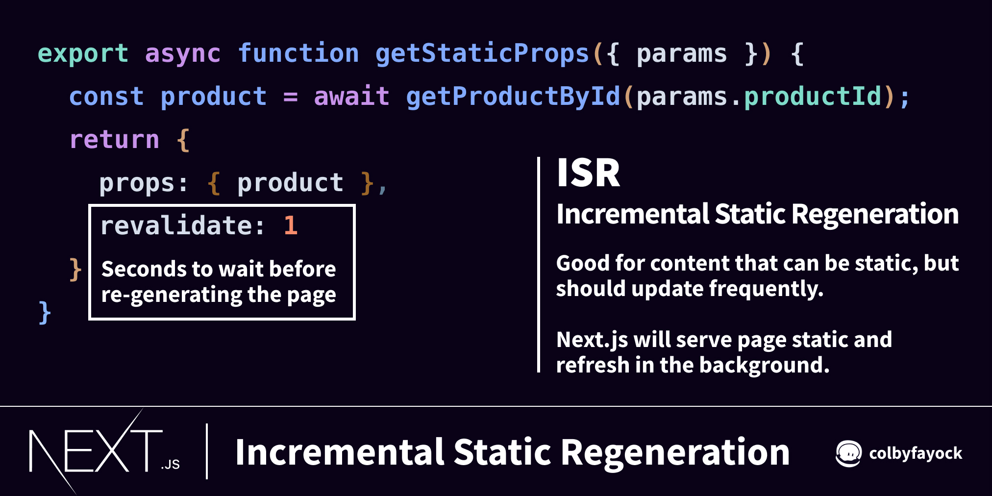 Incremental Static Generation