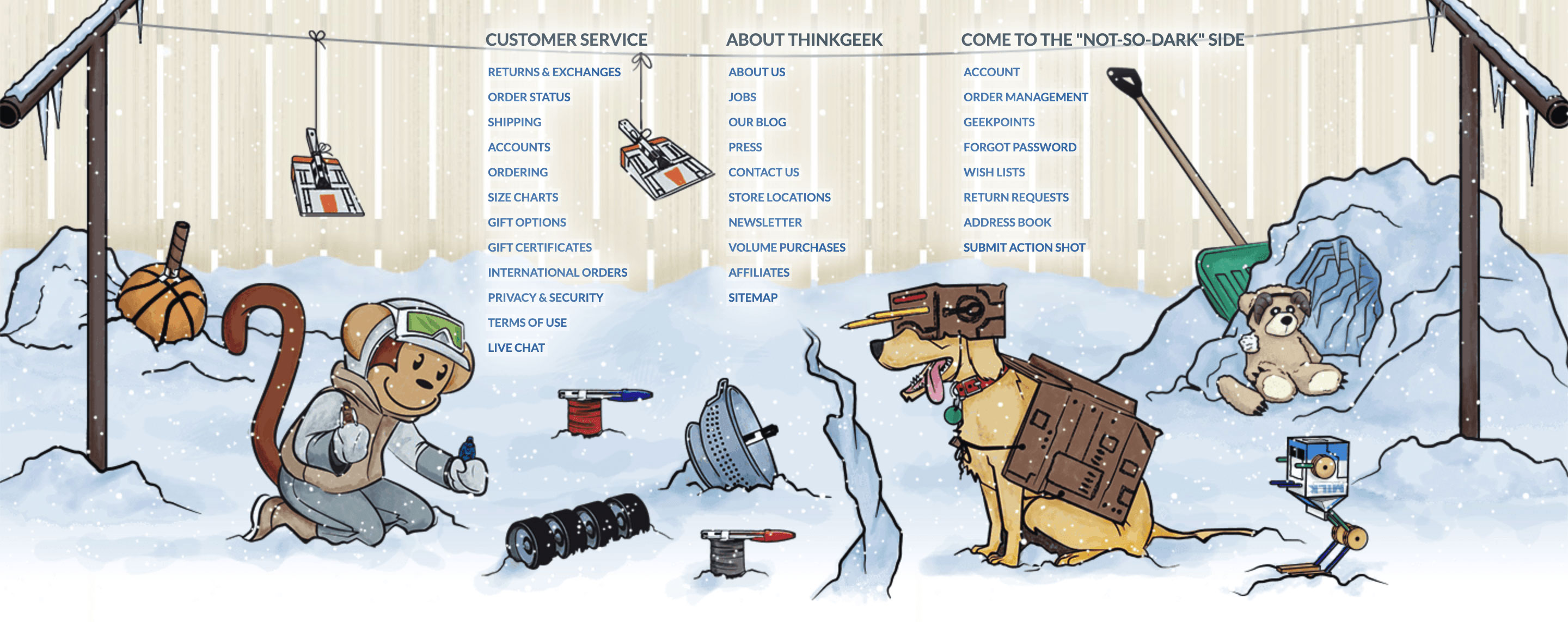 ThinkGeek Star Wars Holiday Footer