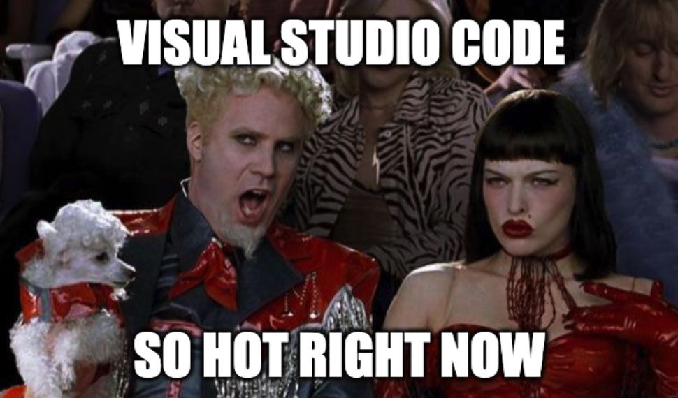 Visual Studio Code is so hot right now